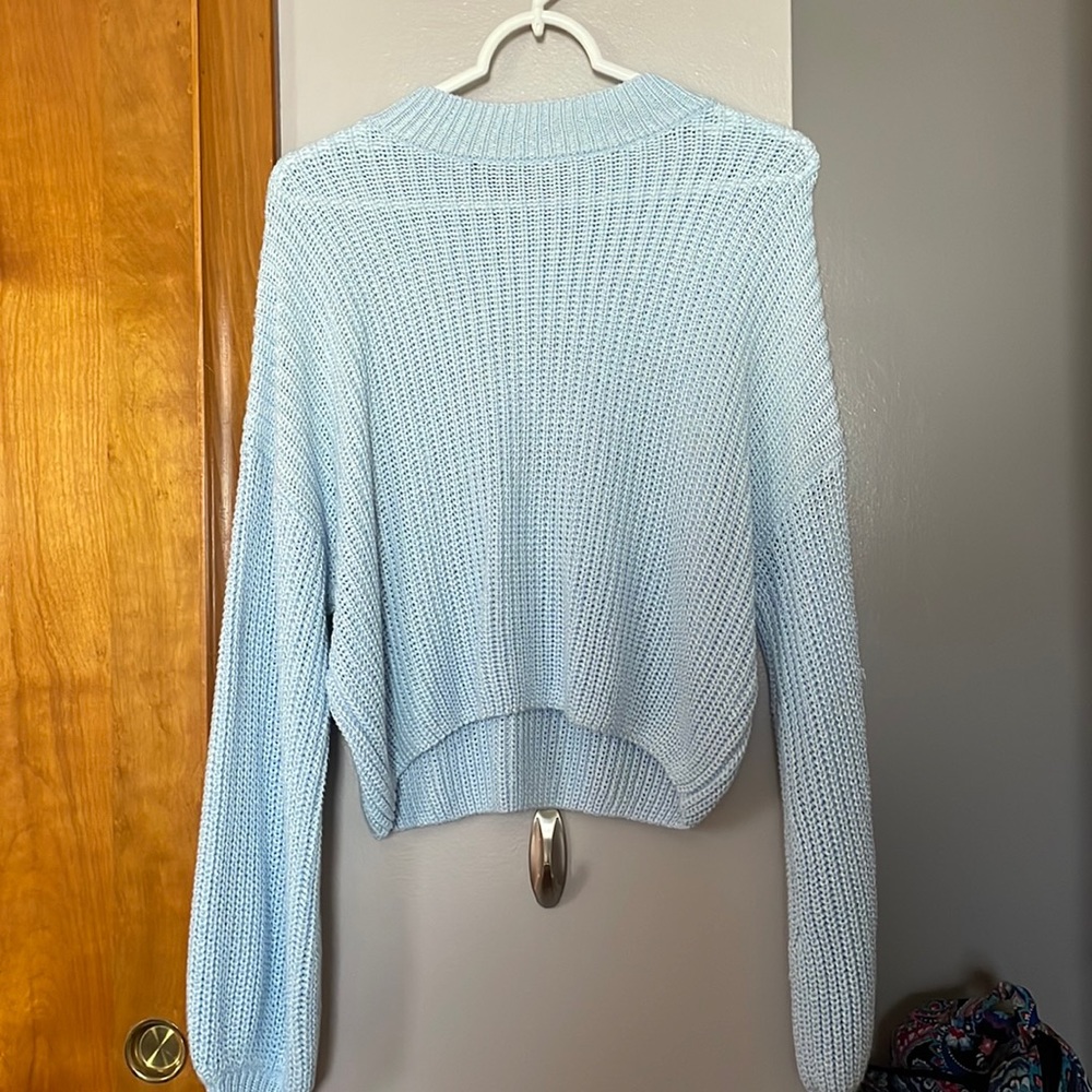 Forever 21 baby blue sweater